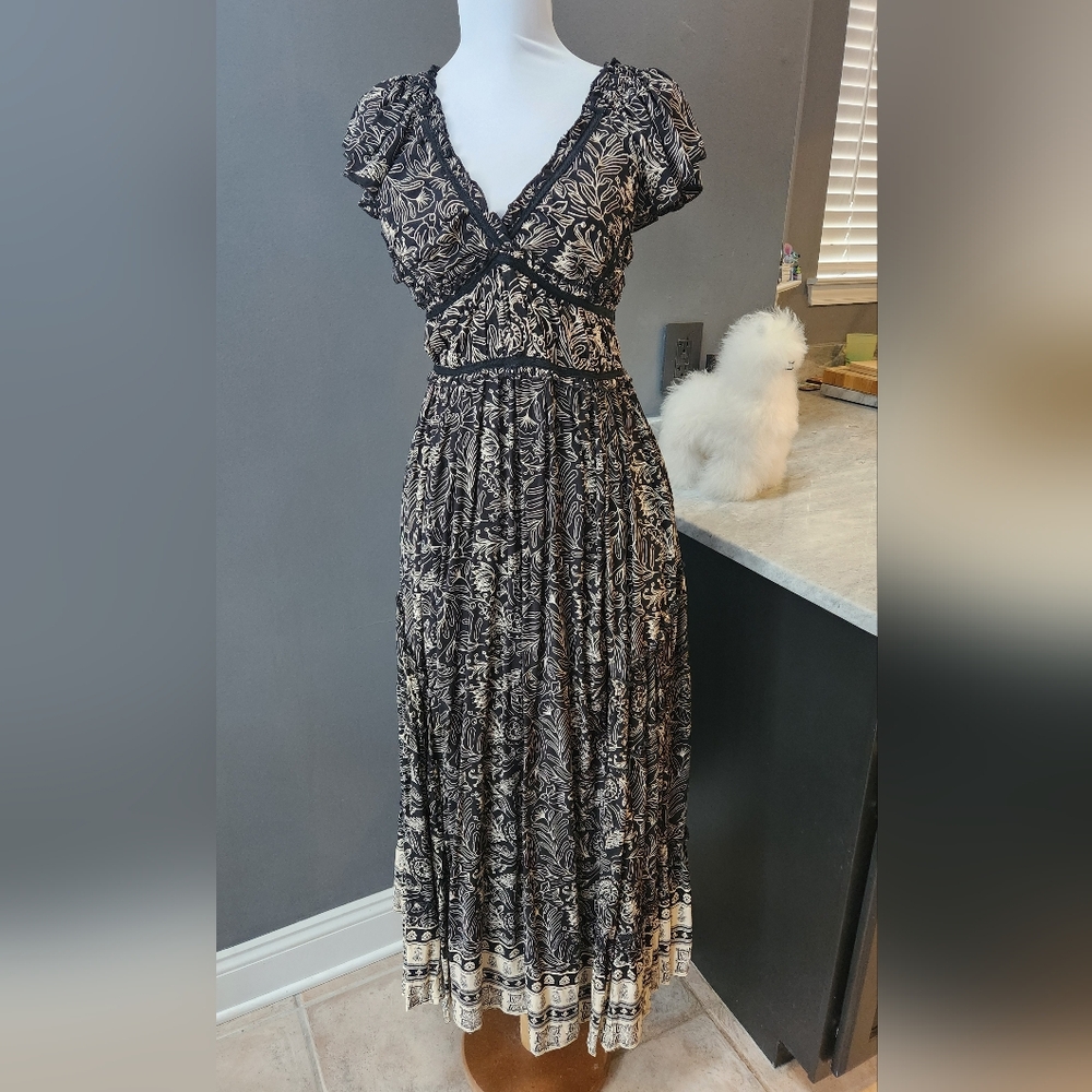 Angie Black and Cream Dress Girls xl